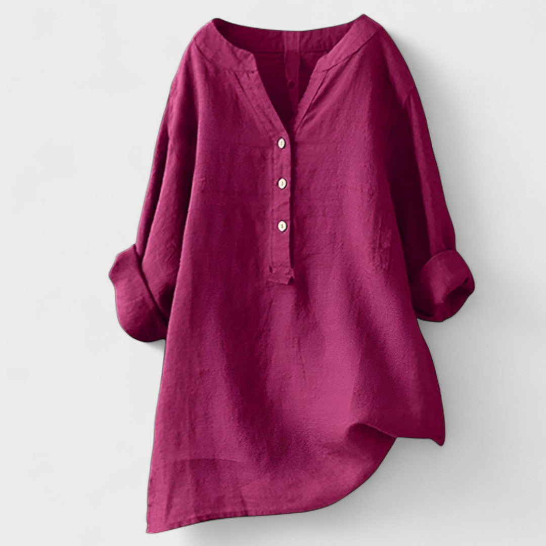 Freja - Camisa Confortable con Botones
