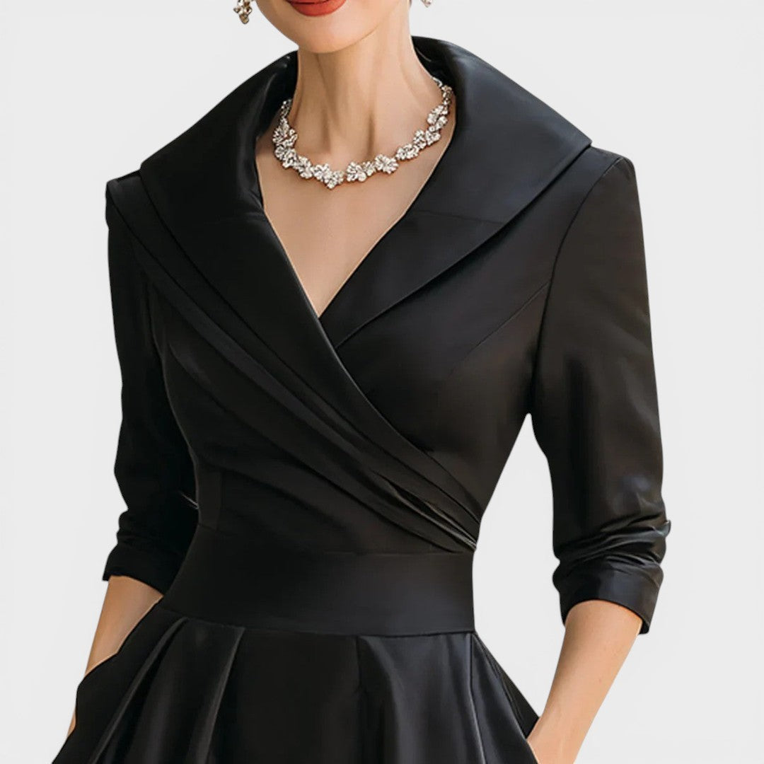Clara | Vestido elegante de satén
