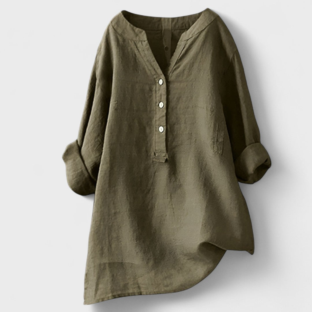 Freja - Camisa Confortable con Botones