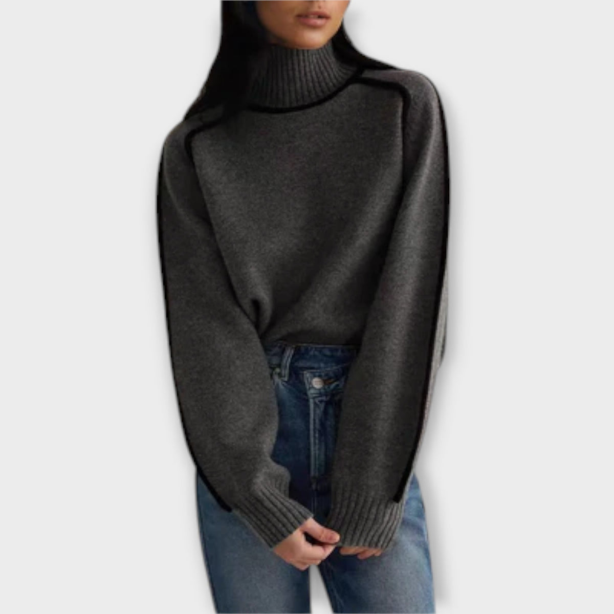 Emilie - Suéter de cuello alto elegante