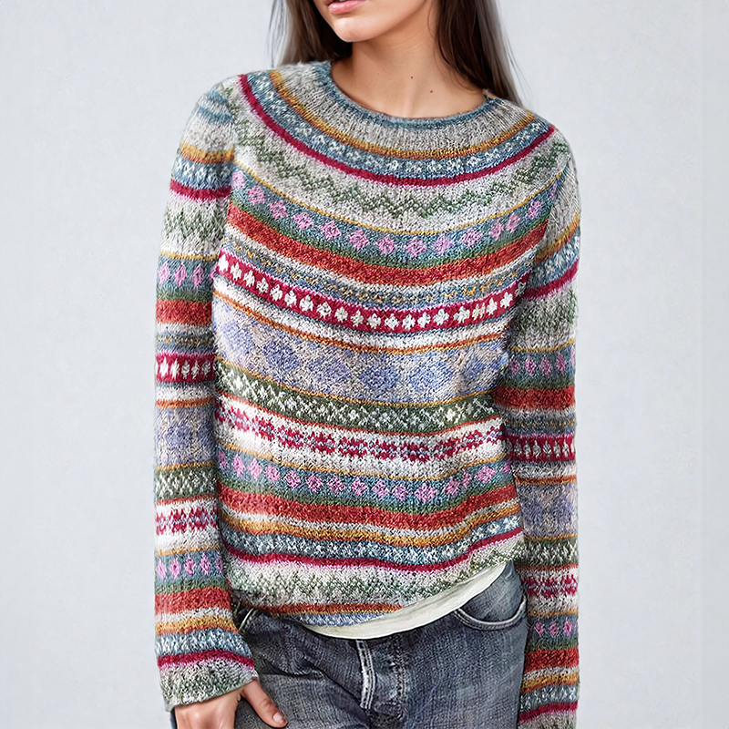 Anna | Suéter clásico Fair Isle