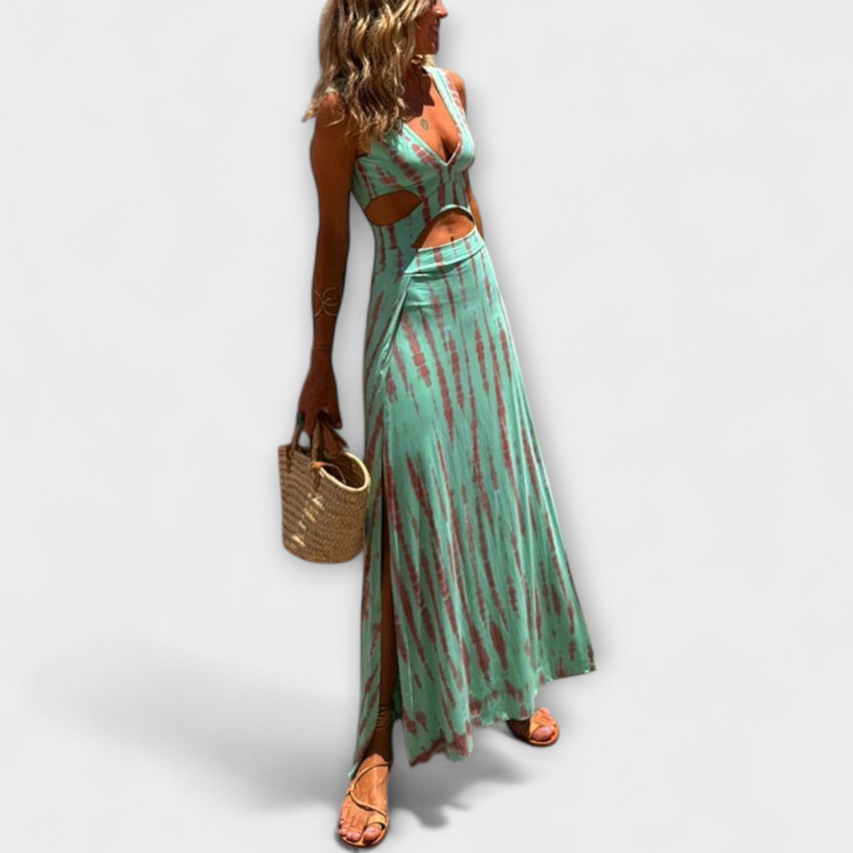 Ella - Vestido Tie-Dye Escote Eleanor