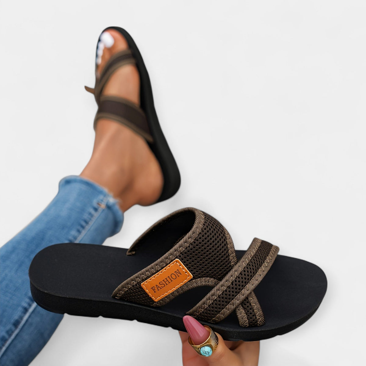 Sandalias de verano de red