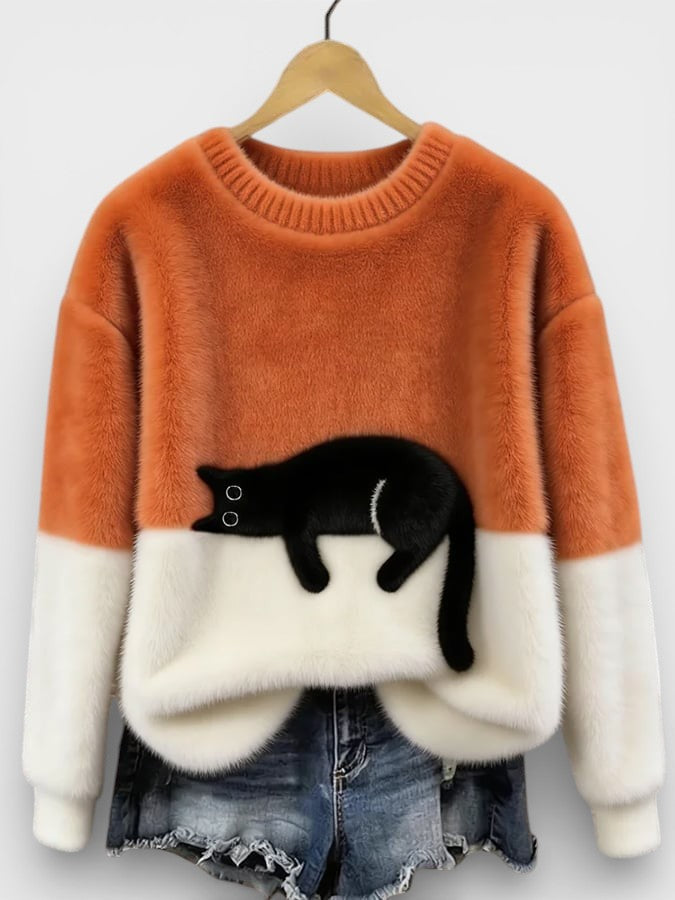 Verónica™ | Sudadera con Gráfico de Gato