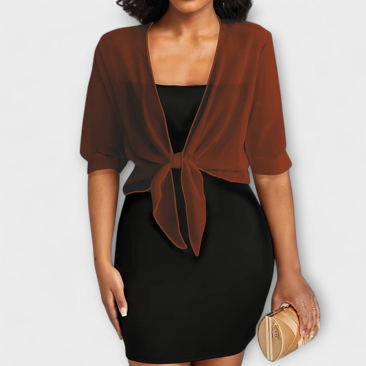 Olivia - Blusa con escote abierto
