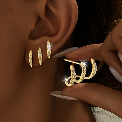 Flora™ | Pendiente Triple Elegante