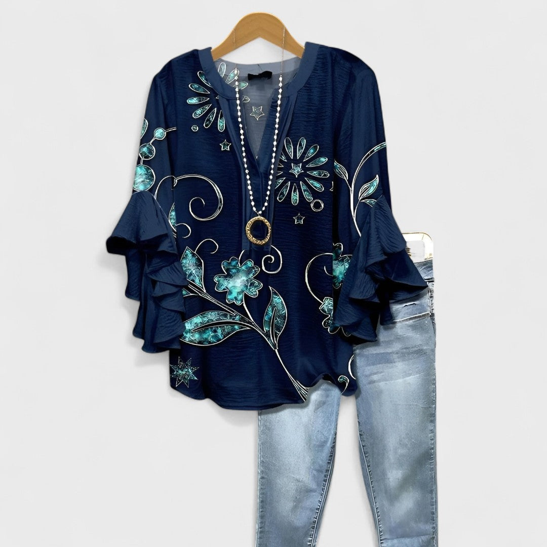 Elisabet - Blusa de verano ajustable