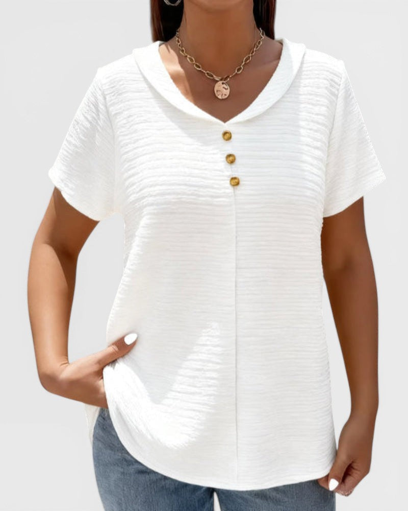 Ana | Camiseta con cuello Peter Pan