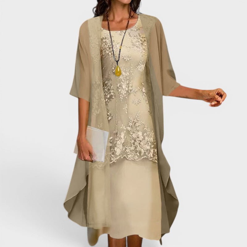 Éléonore | Vestido elegante de dos piezas