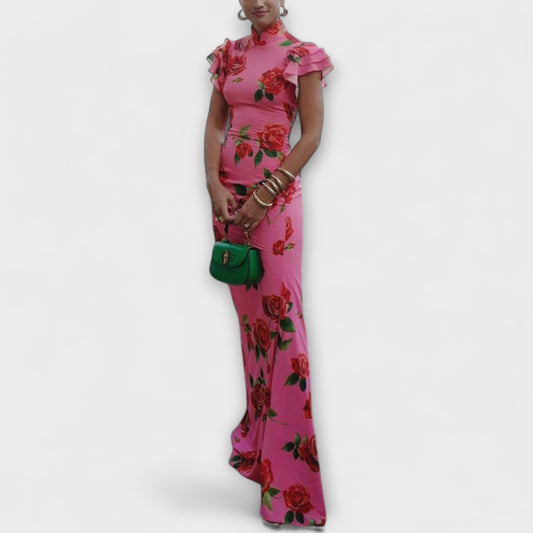 Blanka - Vestido maxi con motivo floral