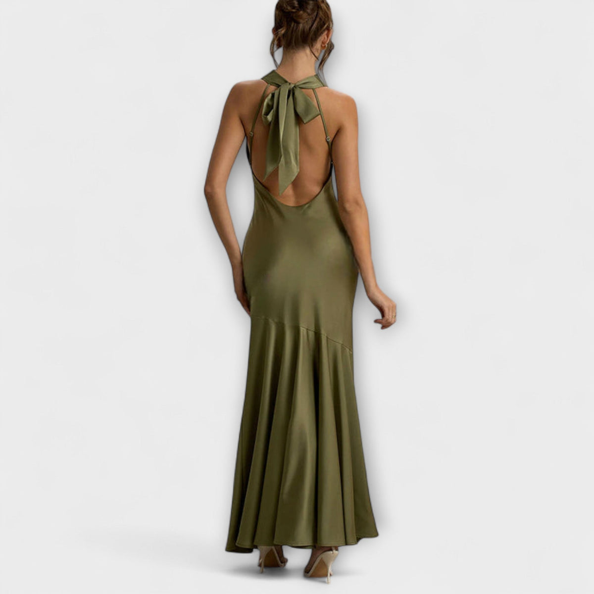 Lennon - Elegantes vestidos maxi de seda