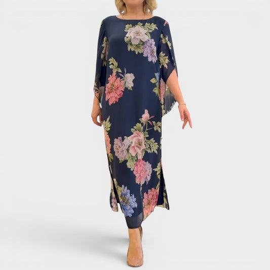 Chloé™ | Vestido largo floral elegante