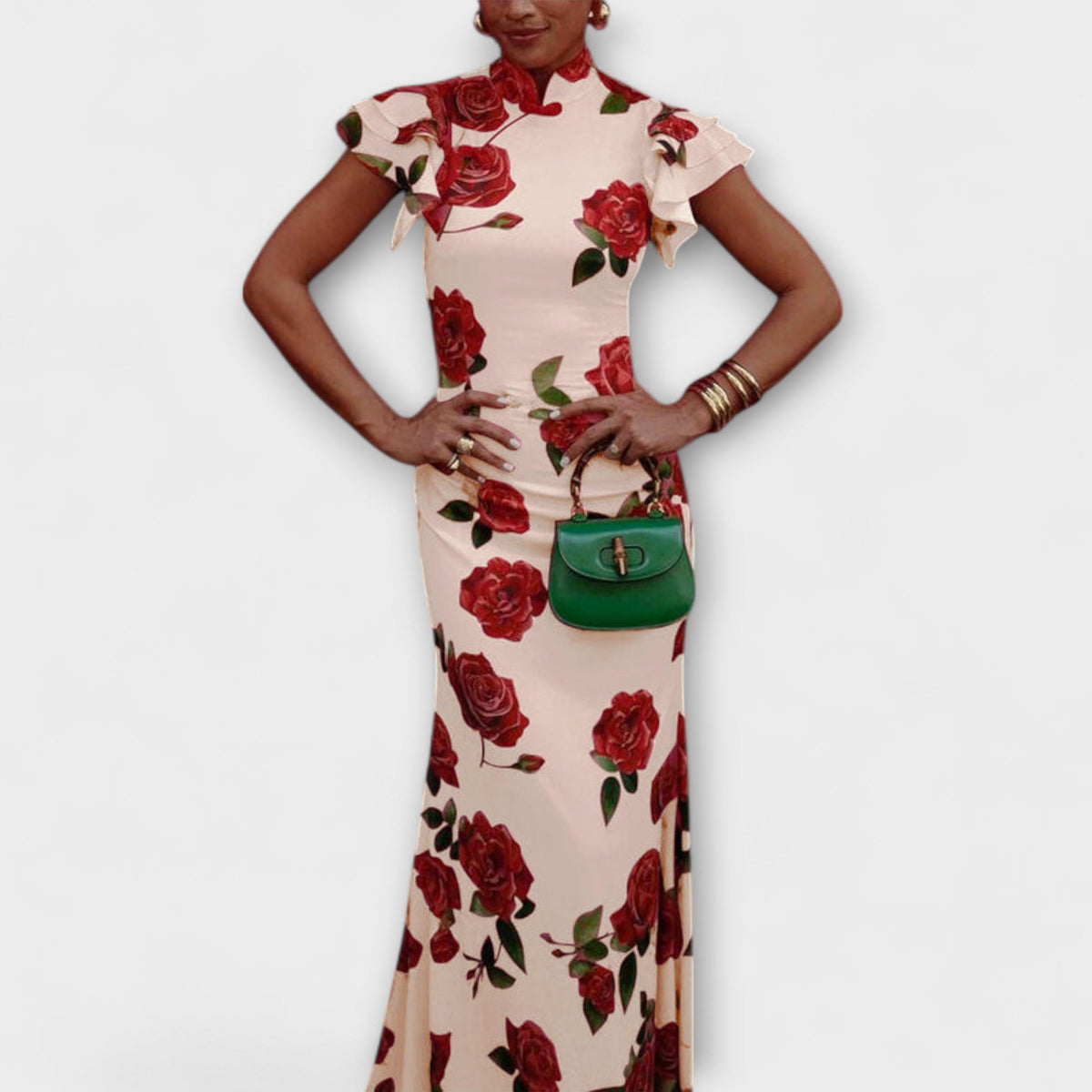 Blanka - Vestido maxi con motivo floral