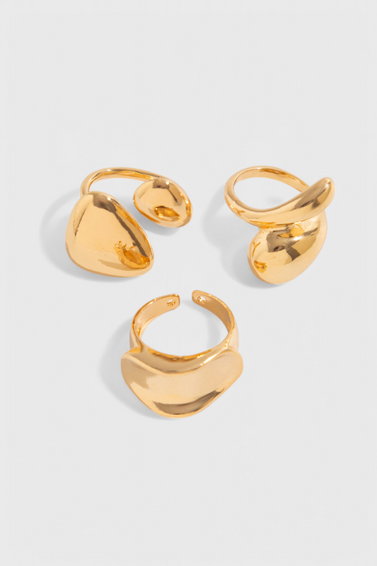 Anillos de Metal Irregulares