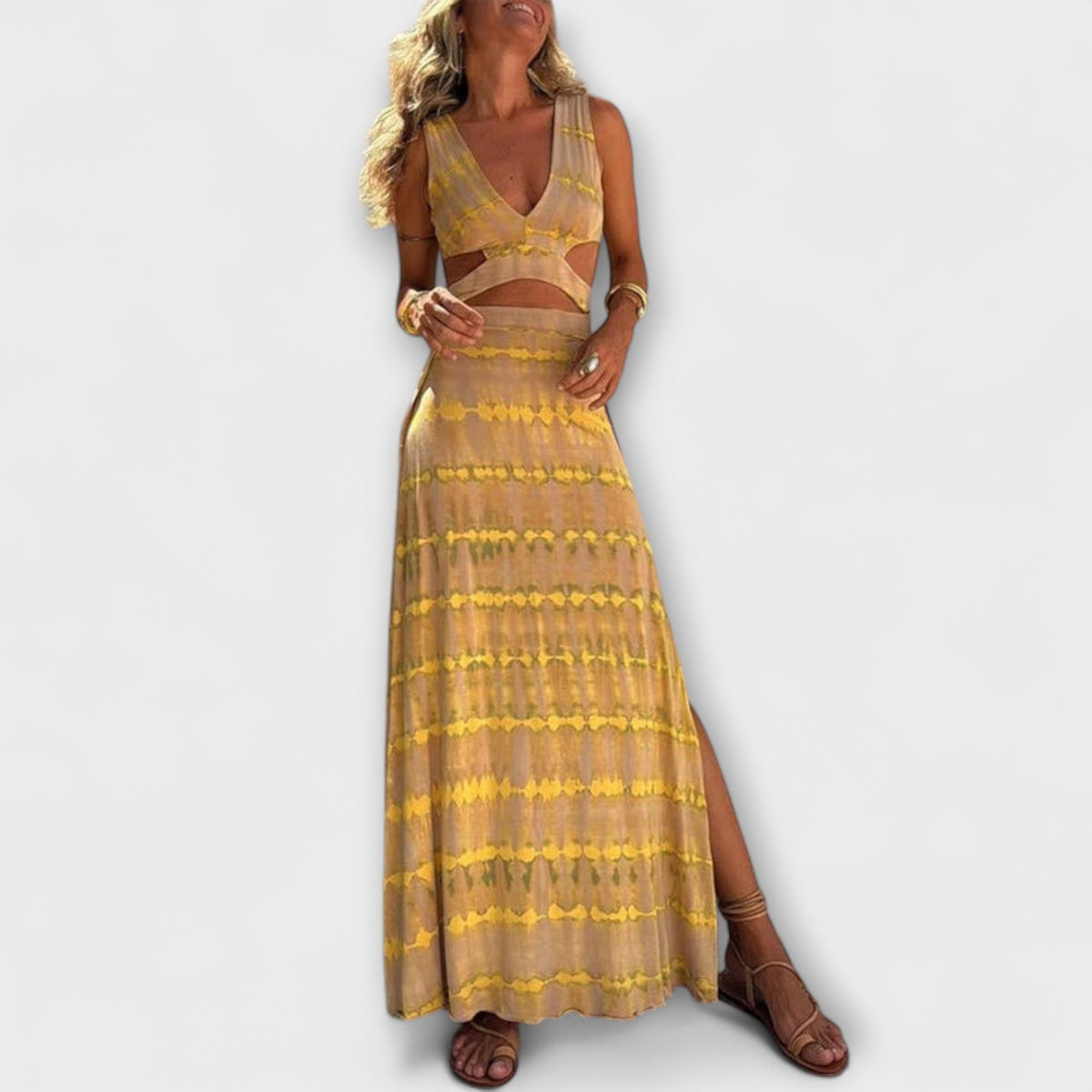 Ella - Vestido Tie-Dye Escote Eleanor