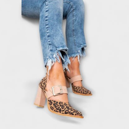 Sandalias Elegantes Kristýna con Tacón