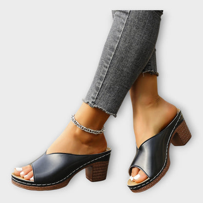 Sandalias de Tacón Alto y Abierto