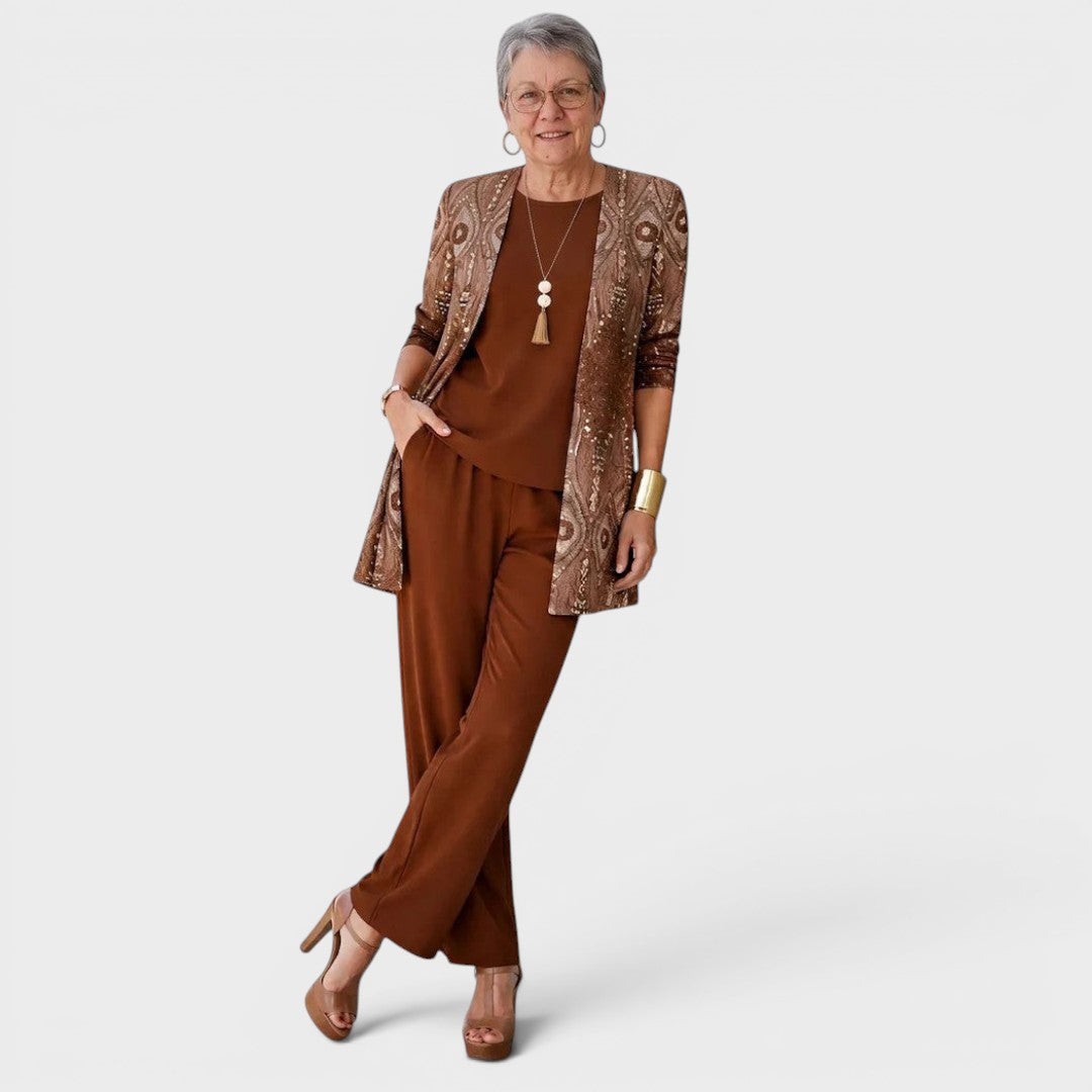 Zoé™ | Conjunto elegante de tres piezas