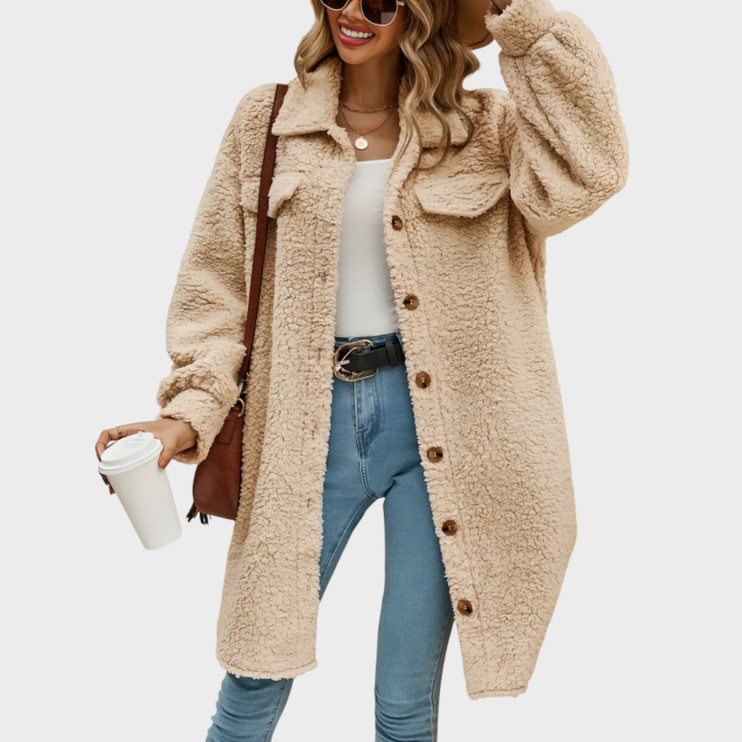Consuelo™ | Abrigo Teddy de Pana