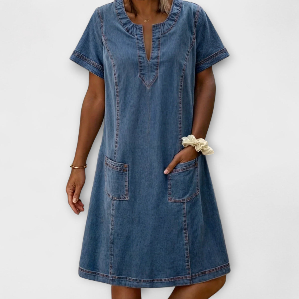 Mathea - Vestido de Jeans Mekana