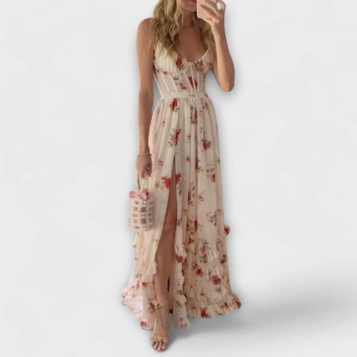 Hazel - Vestido de motivos florales