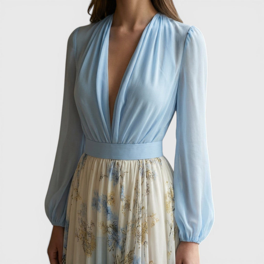 Petra | Vestido maxi floral