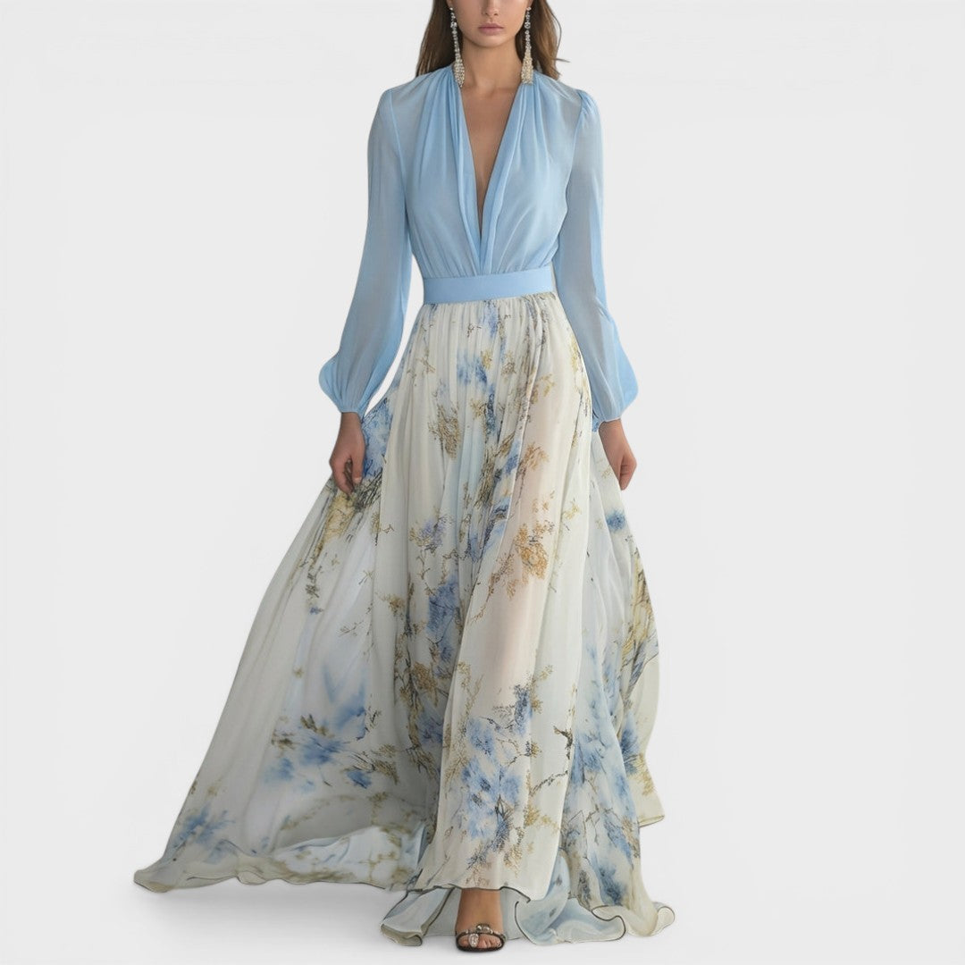 Petra | Vestido maxi floral
