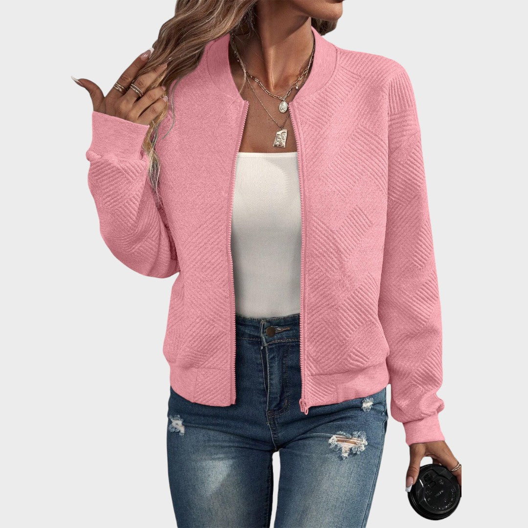 Delfina™ | Chaqueta Bomber con Cremallera