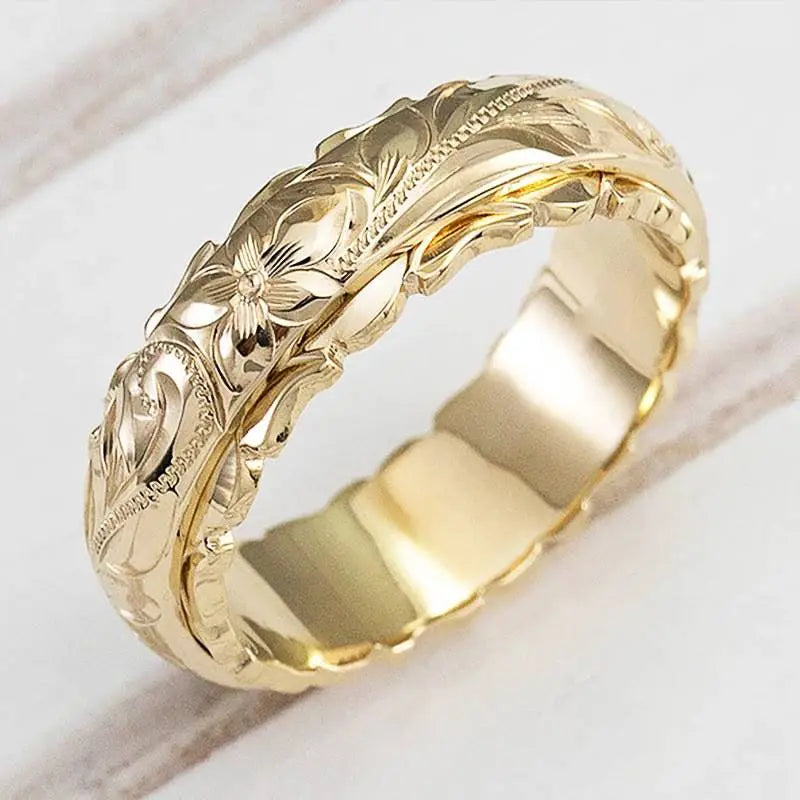 Antonia™ | Anillo Flor Antigua