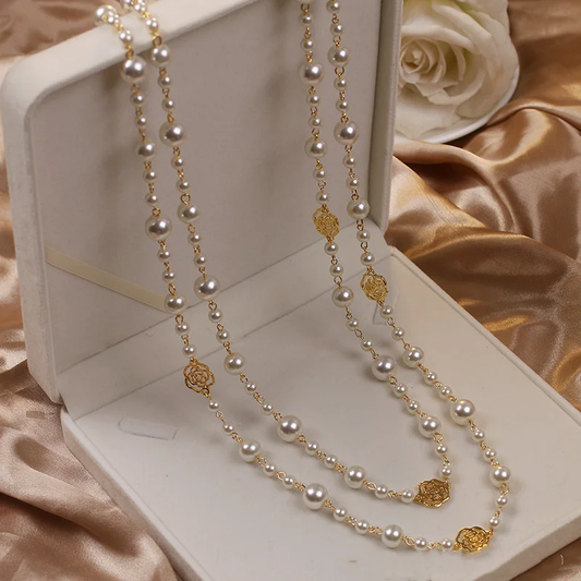 Mercedes™ | Collar Elegante con Perlas