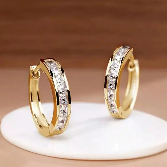 Montserrat™ | Aros Chic con Cristal