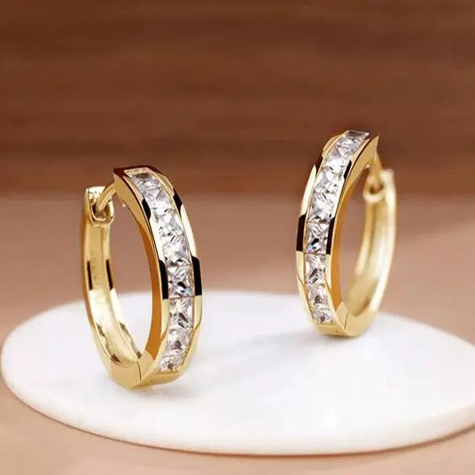 Montserrat™ | Aros Chic con Cristal