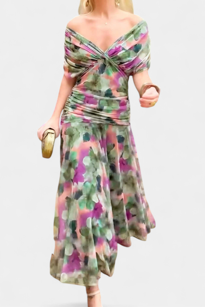Eryzziah – Vestidos elegantes con motivos florales