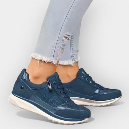 Zapatos anatómicos con cremallera