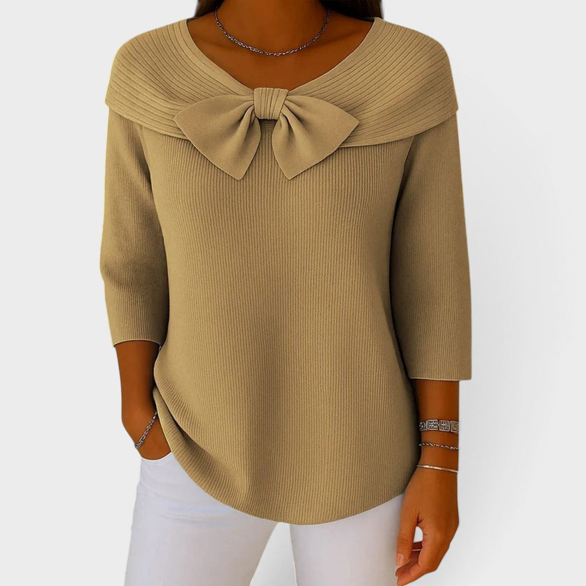 Patricia™ | Suéter con Cuello de Lazo