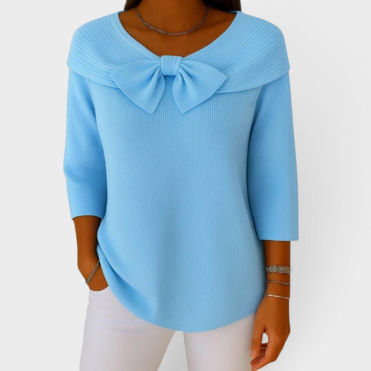 Patricia™ | Suéter con Cuello de Lazo