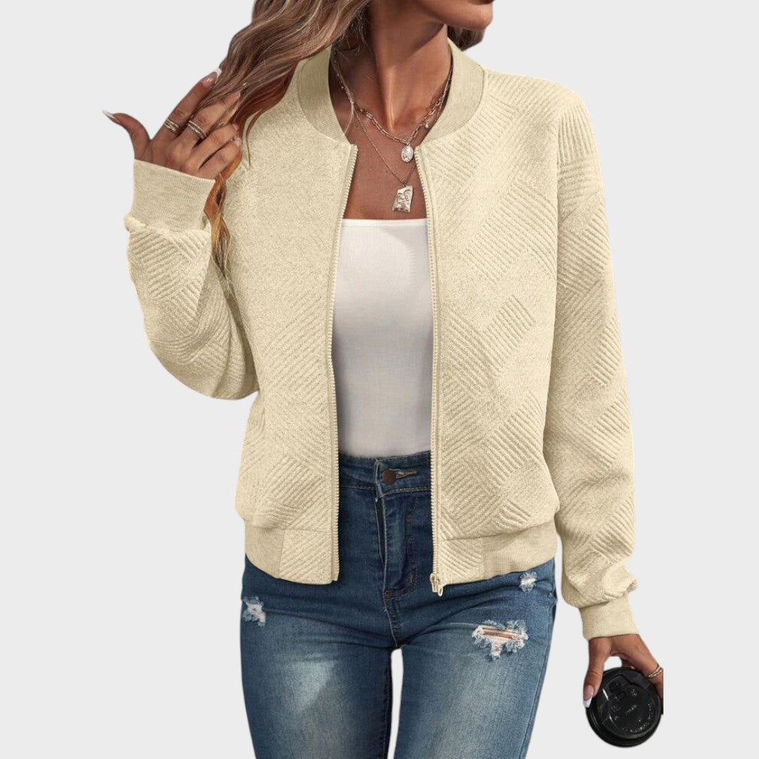 Delfina™ | Chaqueta Bomber con Cremallera