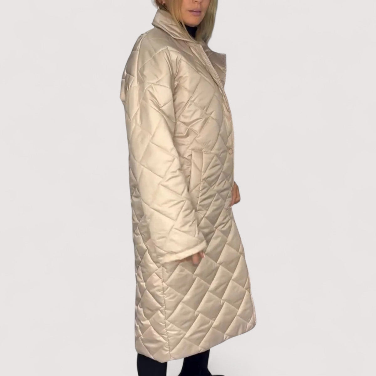 Ofira™ | Chaqueta reversible acolchada con forro de leopardo