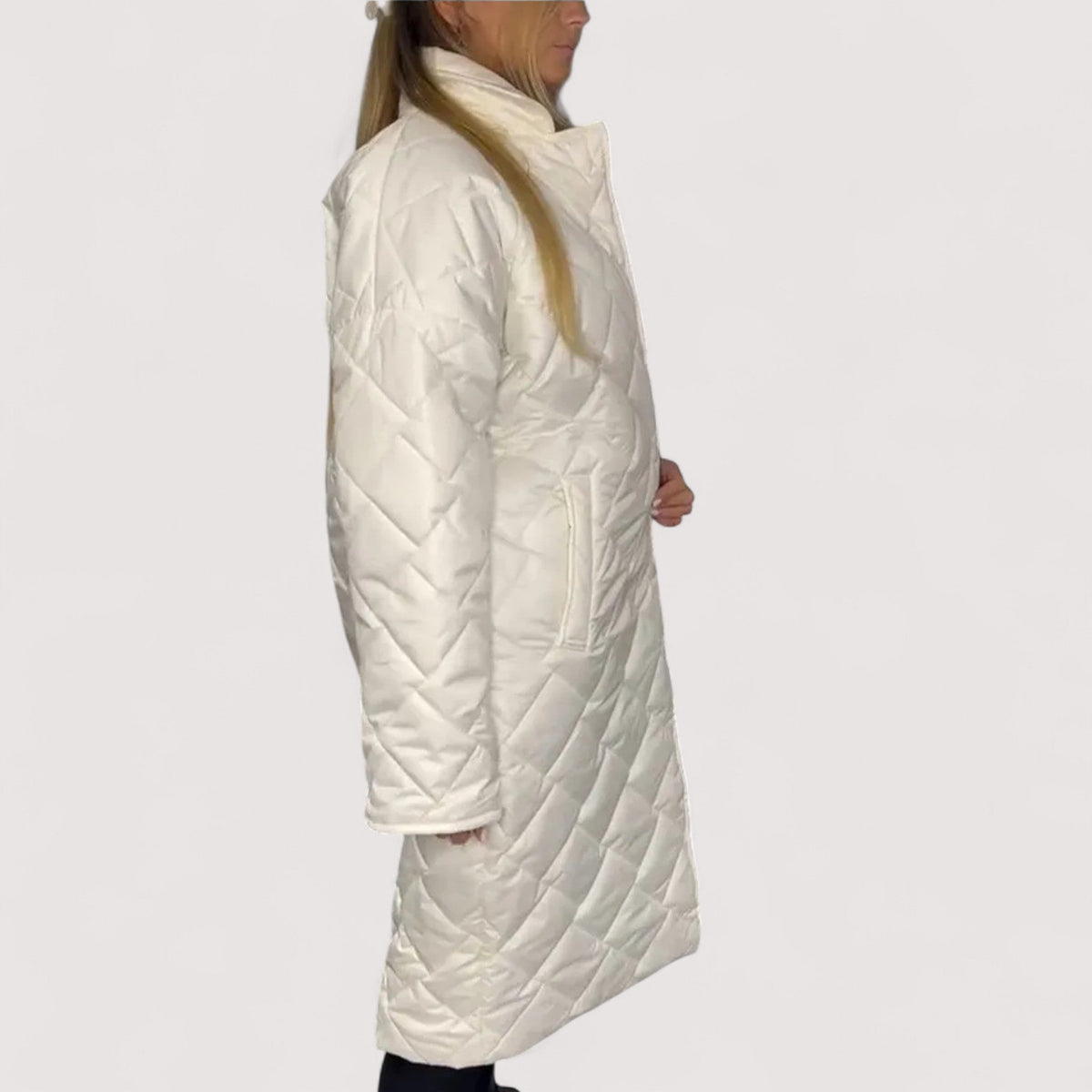Ofira™ | Chaqueta reversible acolchada con forro de leopardo