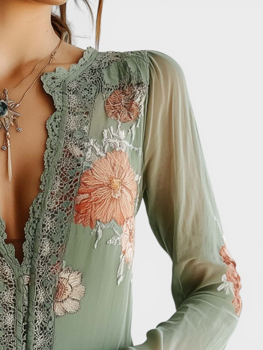 Lorena | Blusa floral boho