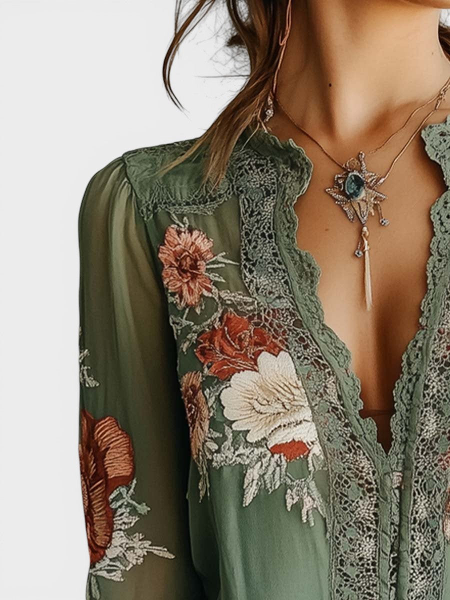 Lorena | Blusa floral boho