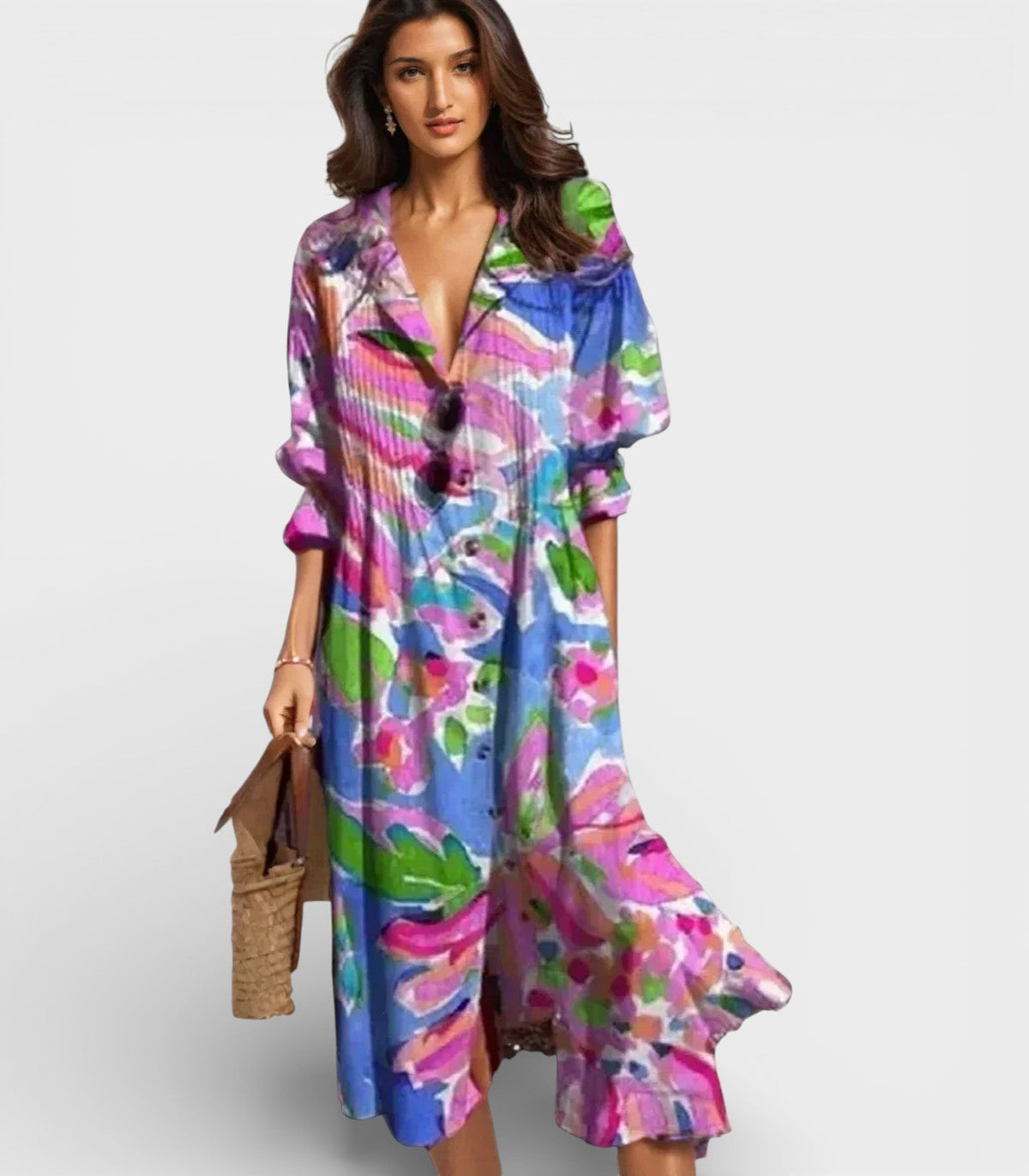 Lidija | Vestido maxi boho