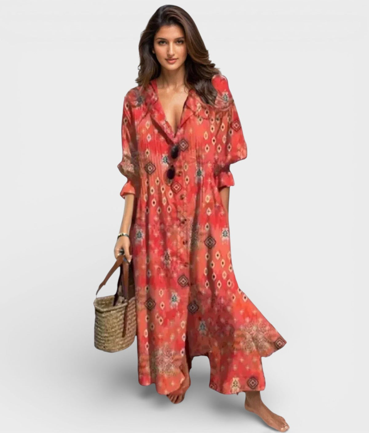 Lidija | Vestido maxi boho