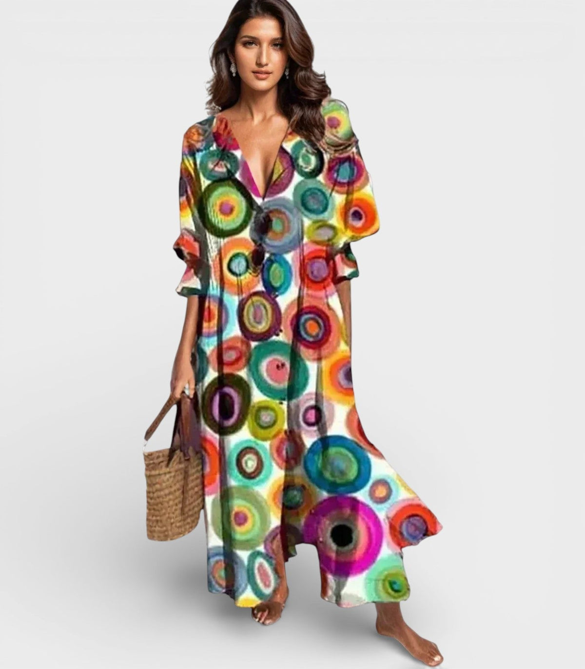 Lidija | Vestido maxi boho