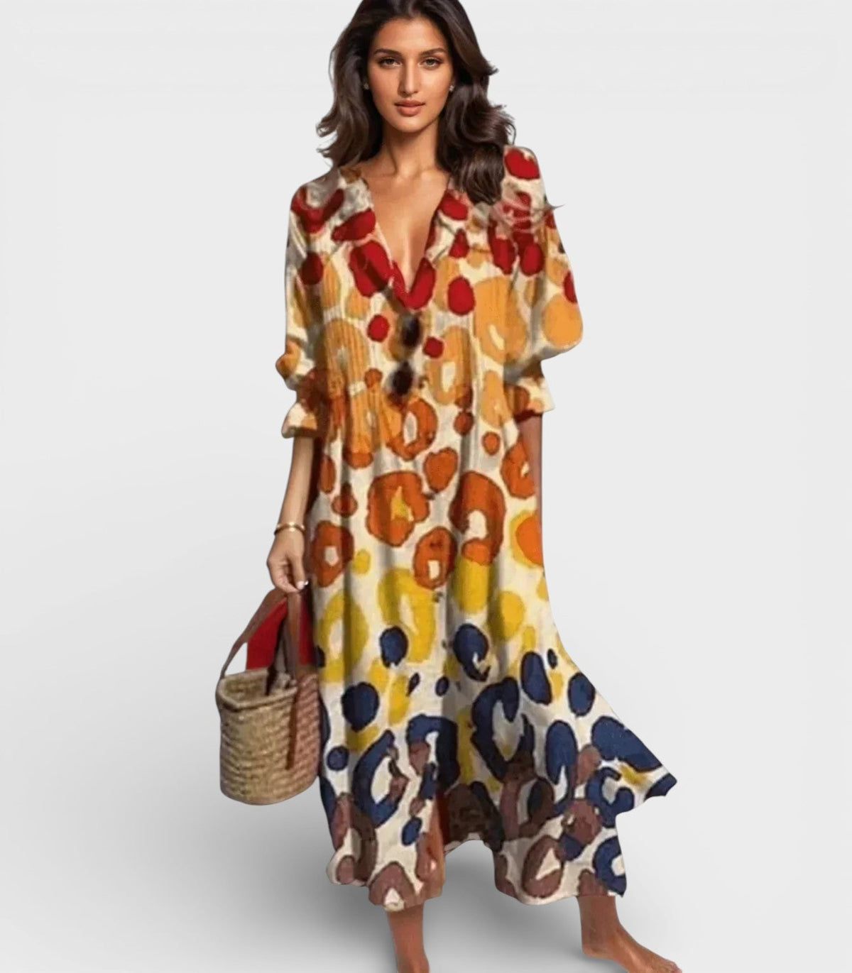 Lidija | Vestido maxi boho