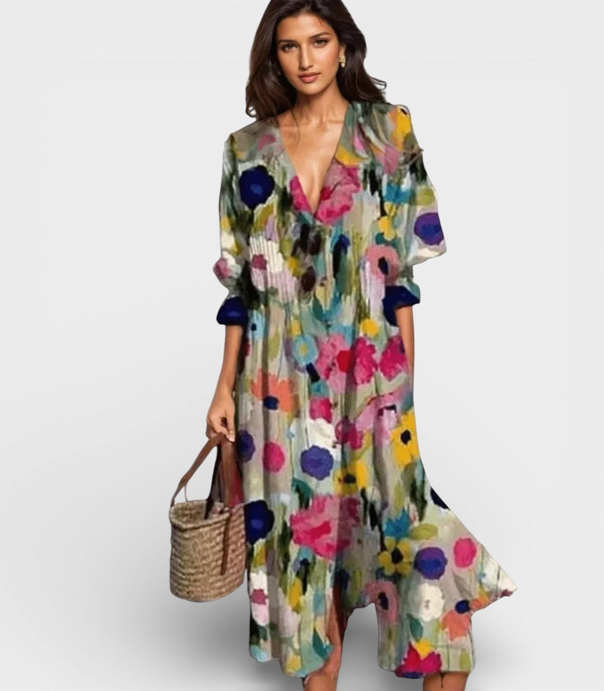 Lidija | Vestido maxi boho
