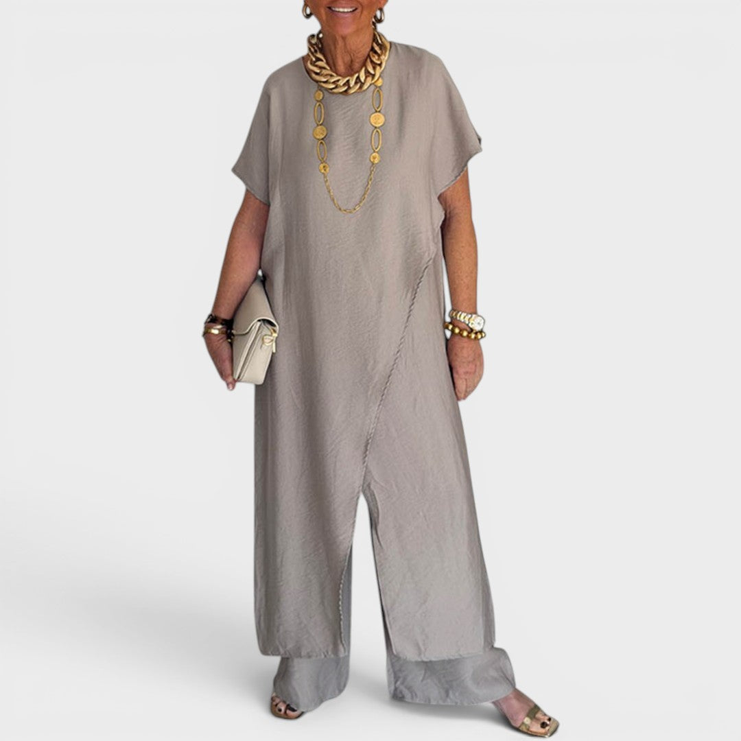 Élise™ | Vestido asimétrico fluido