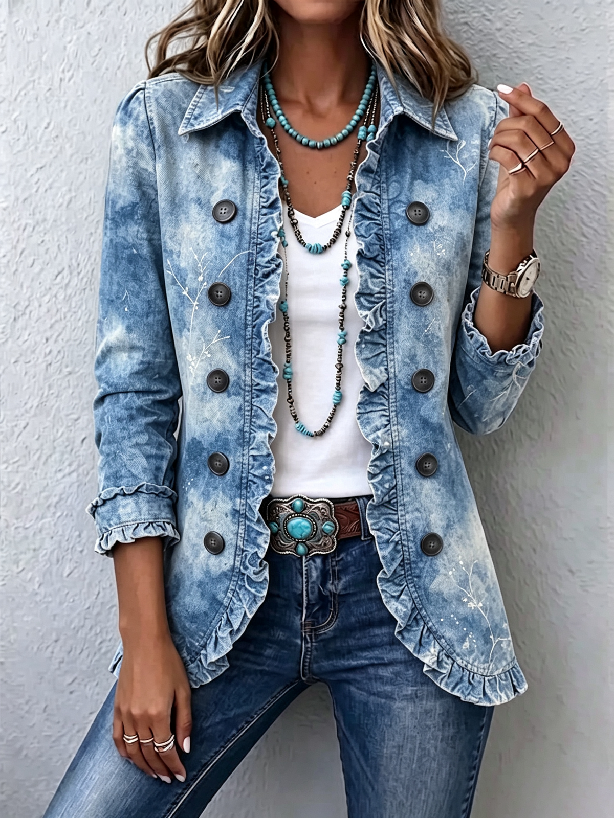 Jimena™ | Chaqueta Botánica Vintage