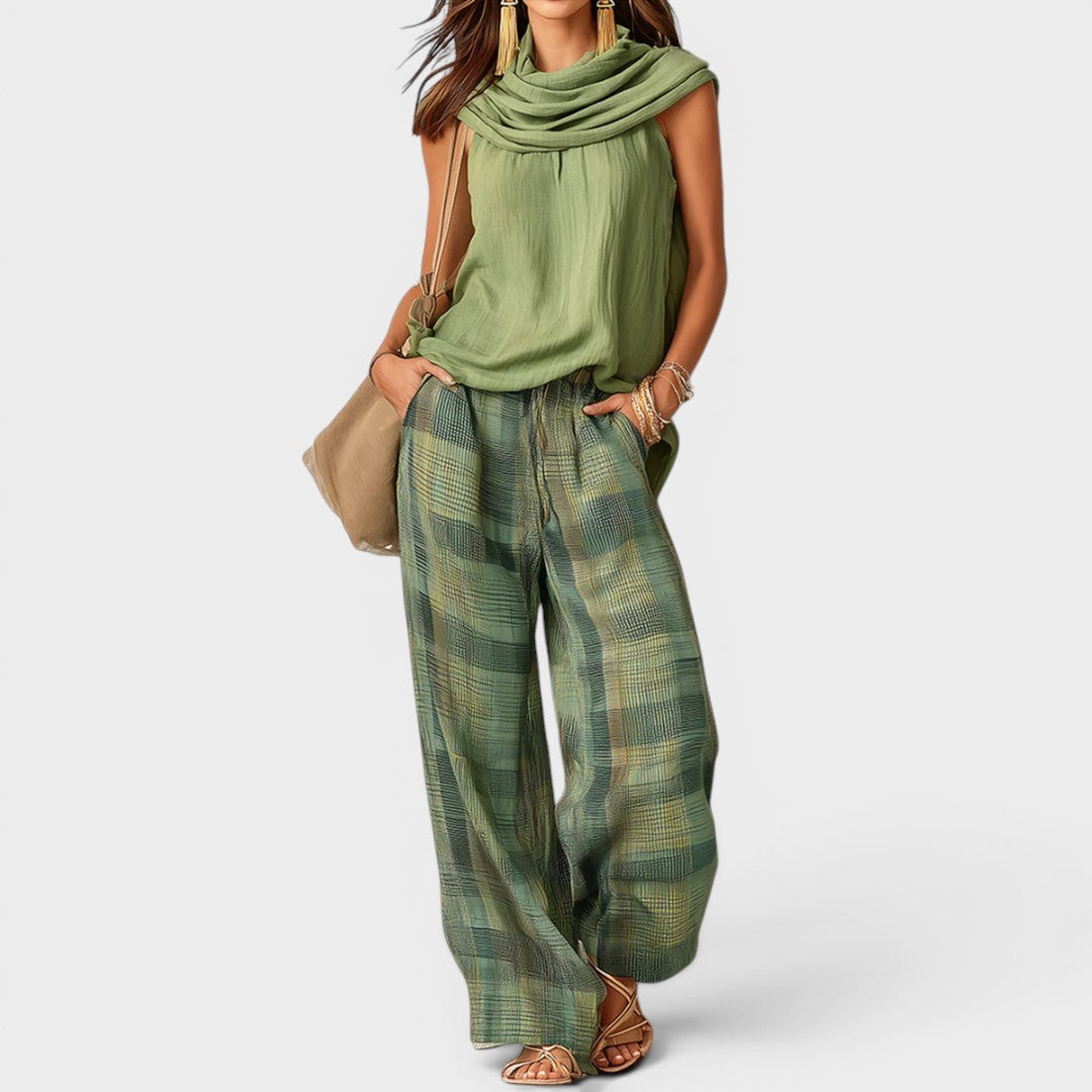 Delphine | Conjunto elegante en lino
