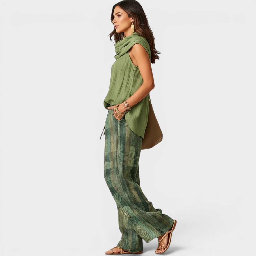 Delphine | Conjunto elegante en lino